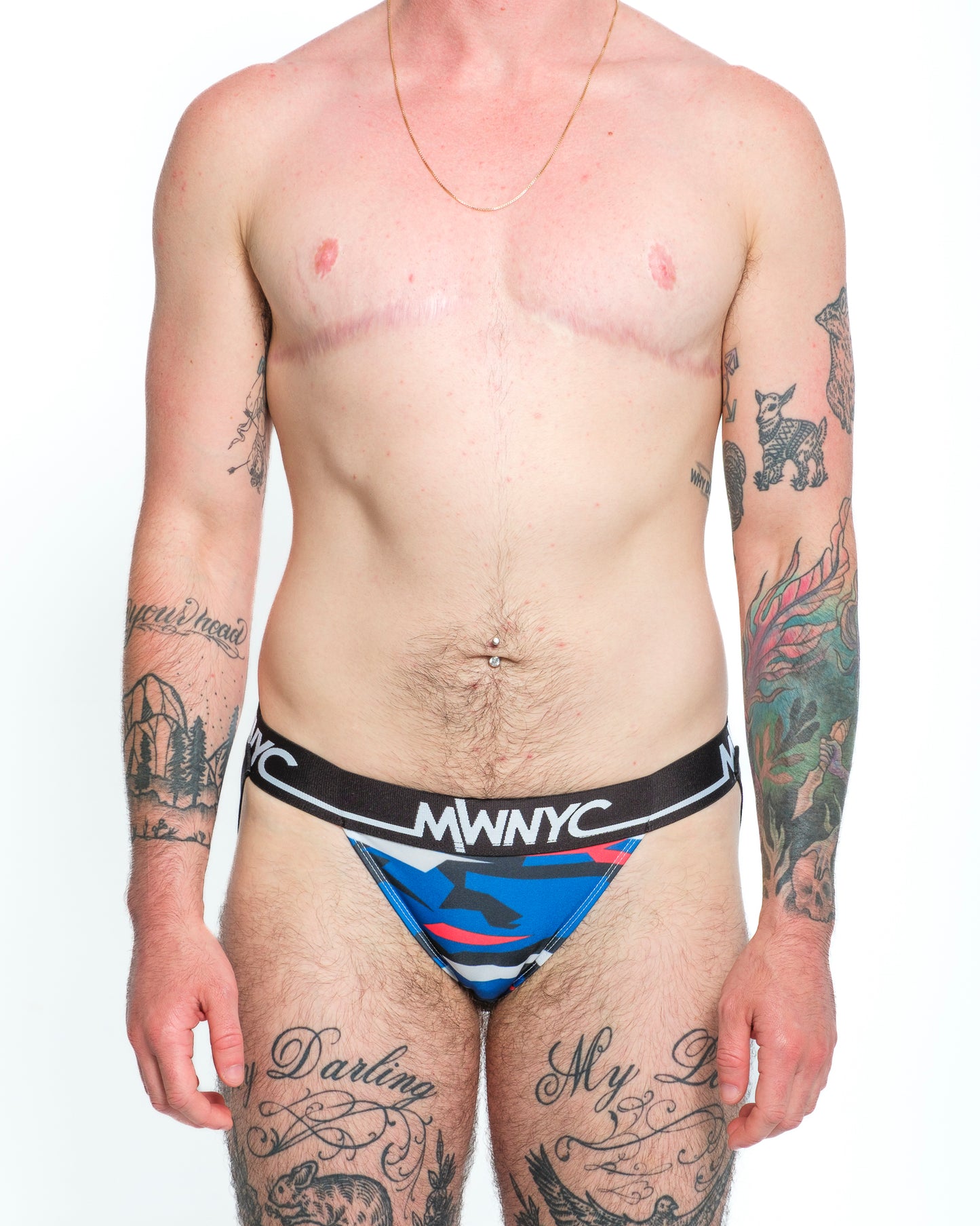Leather Flag Jockstrap