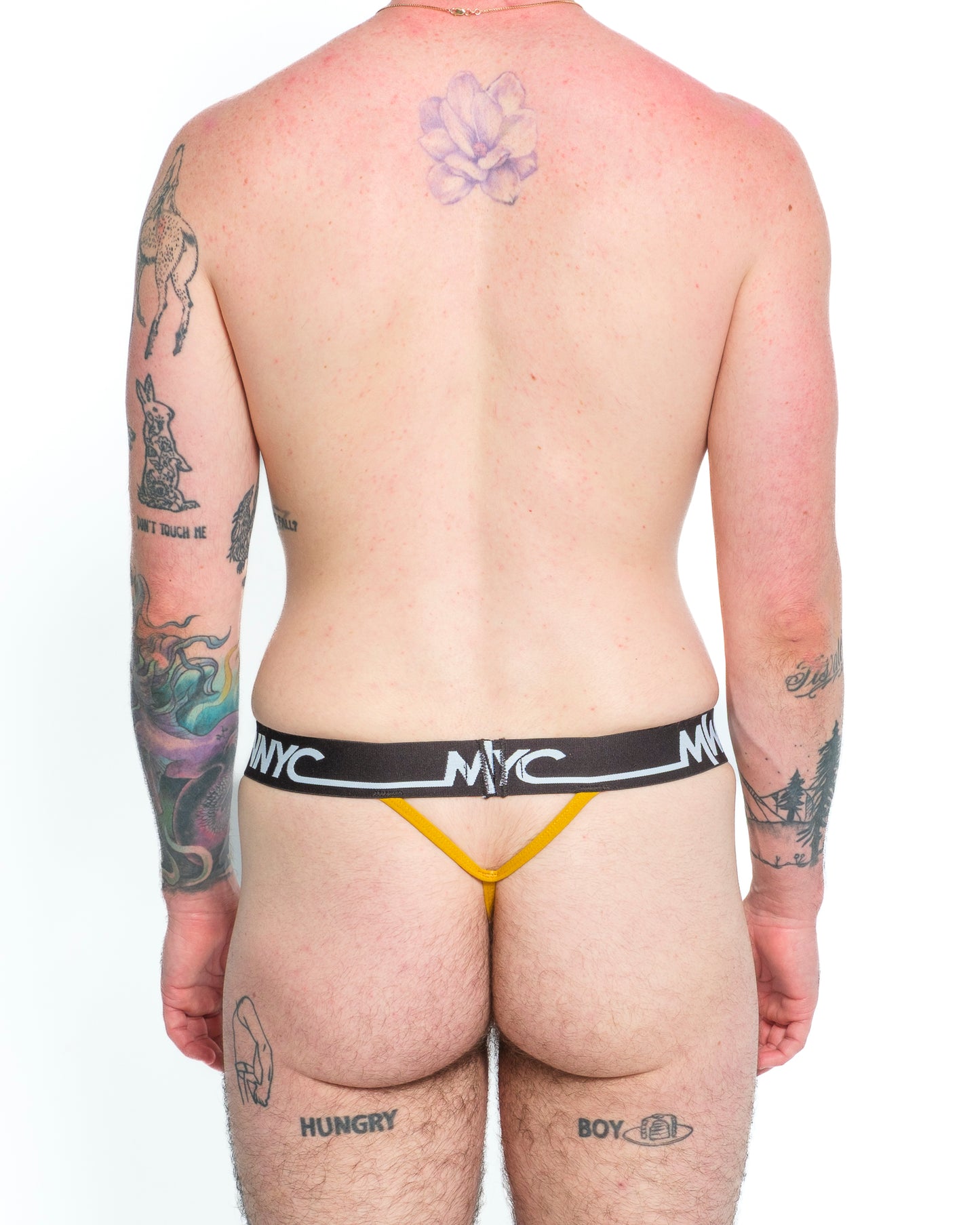 Mustard Y-Back Thong