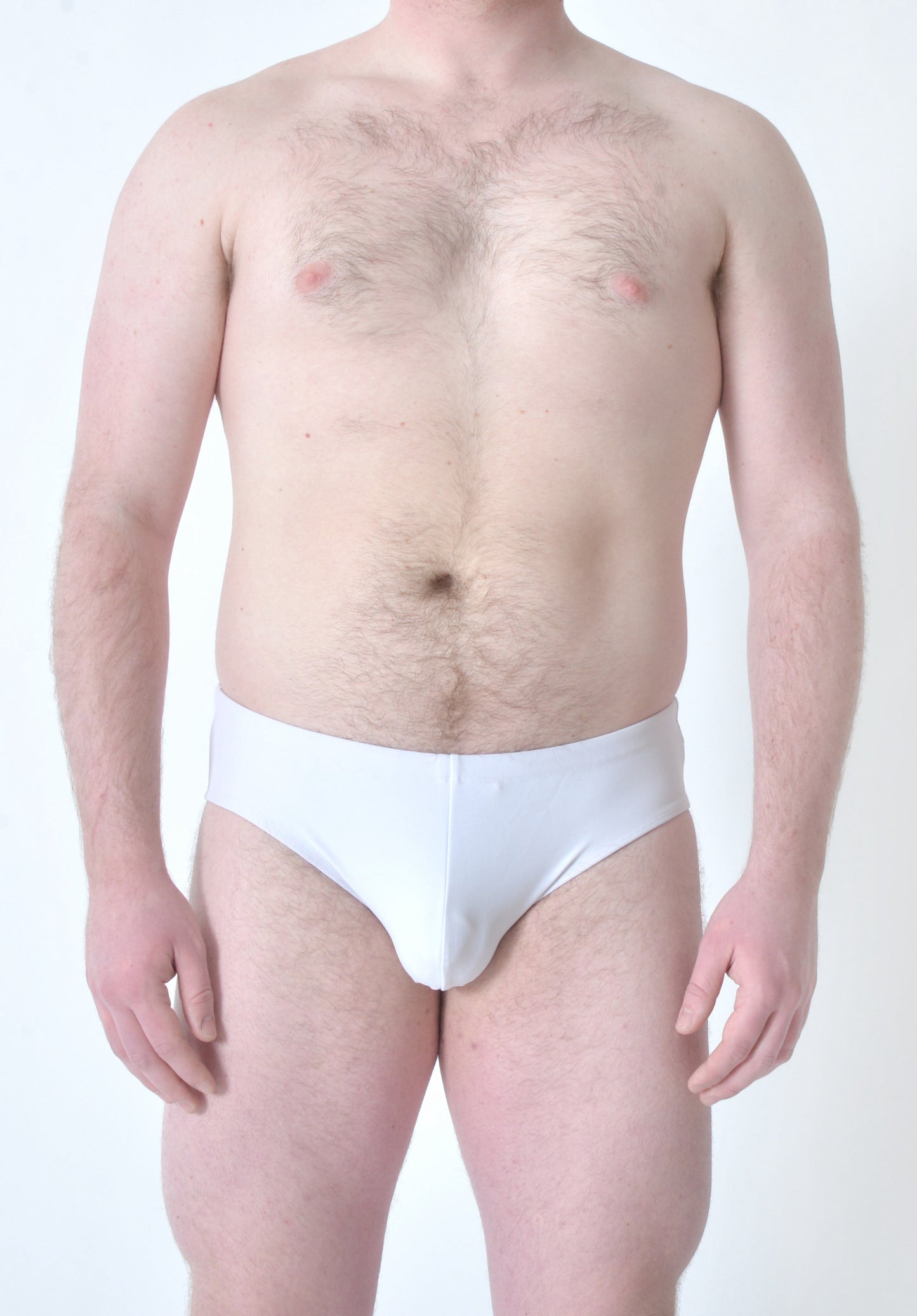White Slasher Swim Brief