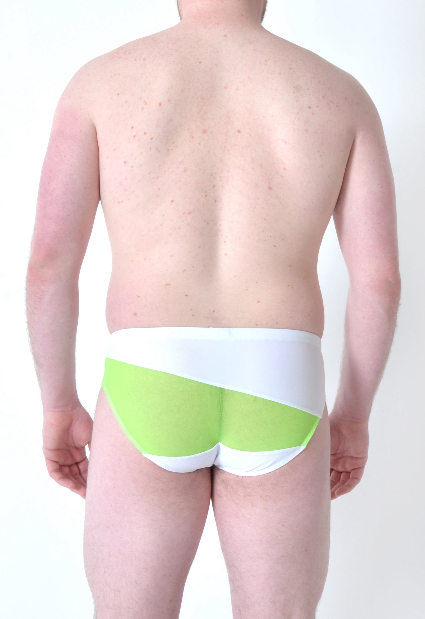 White Slasher Swim Brief